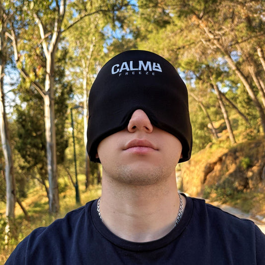 Gorro térmico para aliviar el dolor de cabeza y migrañas